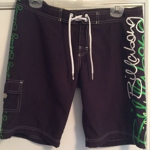 Black BILLABONG SURF & SKATEBOARDING SHORTS SWIM
